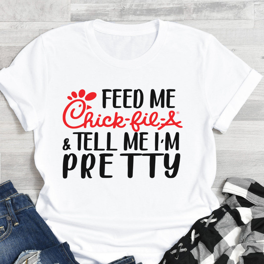 Feed me Chick Fil A and tell me I'm pretty Ornament - Dalatshirt